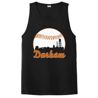 Durham Baseball Skyline North Carolina PosiCharge Competitor Tank