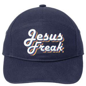 Devotional Bible Scripture Jesus Freak Christian 7-Panel Snapback Hat