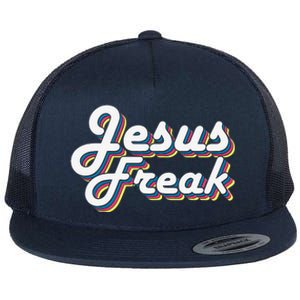 Devotional Bible Scripture Jesus Freak Christian Flat Bill Trucker Hat