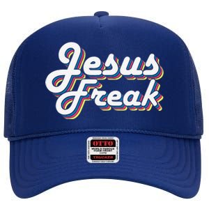 Devotional Bible Scripture Jesus Freak Christian High Crown Mesh Back Trucker Hat