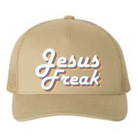 Devotional Bible Scripture Jesus Freak Christian Yupoong Adult 5-Panel Trucker Hat