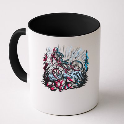 Downhill Biker Stunt Mug