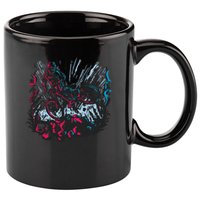 Downhill Biker Stunt 11oz C Handle Ceramic Mug