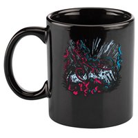Downhill Biker Stunt 11oz C Handle Ceramic Mug