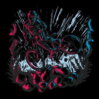 Downhill Biker Stunt 16 in Basic Backpack