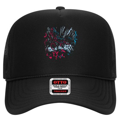 Downhill Biker Stunt Trucker Hat