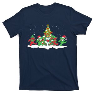 Dancing Bears Santa Elf Bear Xmas Gift Christmas T-Shirt