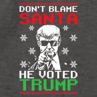 Don't Blame Santa He Voted Trump Ugly Christmas Vector Backpack