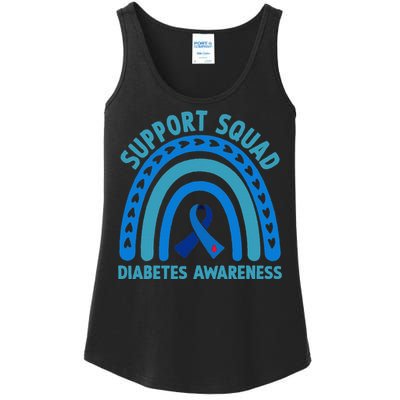 Diabetes Blue Support Squad Diabetes Awareness Ladies Essential Tank