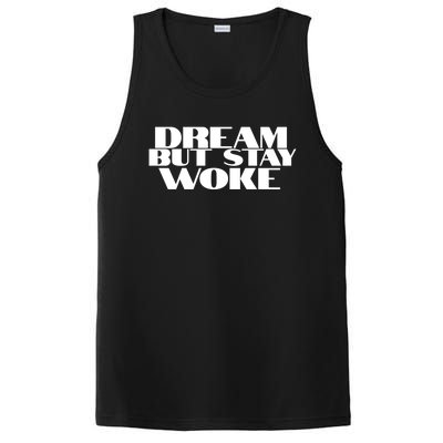 Dream But Stay Woke African American Civil Rights Leader Gift PosiCharge Competitor Tank