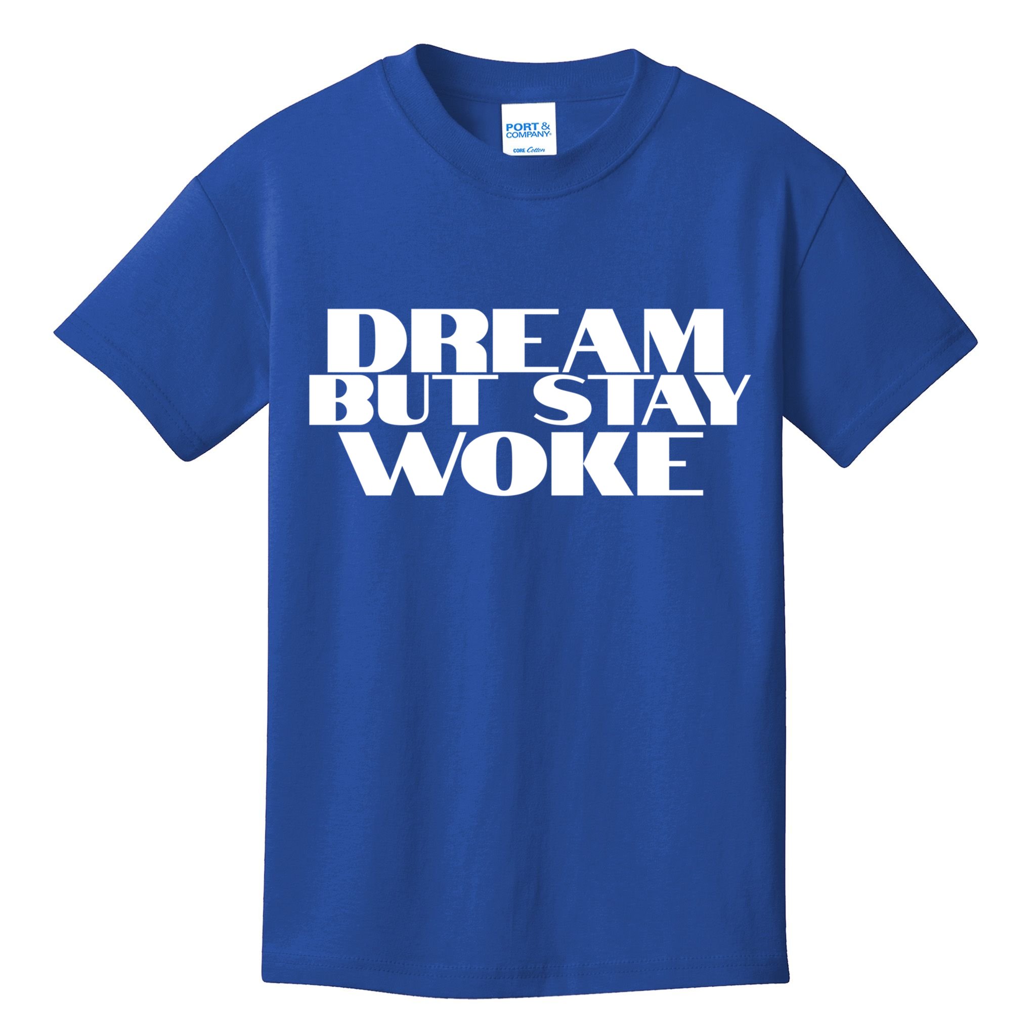 Dream But Stay Woke African American Civil Rights Leader Gift Kids T-Shirt