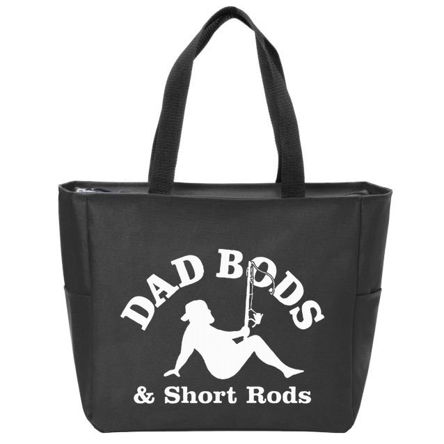 Dad Bods & Short Rods Zip Tote Bag