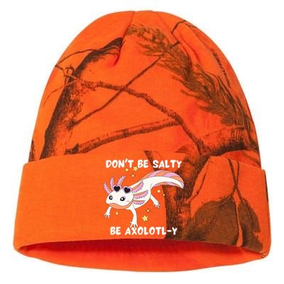 Dont Be Salty Be Axolotly Funny Cute Axolotl Lovers Kati Licensed 12" Camo Beanie