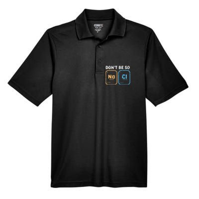 Dont Be So Salty Funny Chemistry Men's Origin Performance Pique Polo