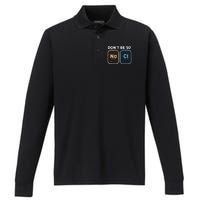 Dont Be So Salty Funny Chemistry Performance Long Sleeve Polo