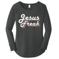 Devotional Bible Scripture Jesus Freak Christian Women's Perfect Tri Tunic Long Sleeve Shirt