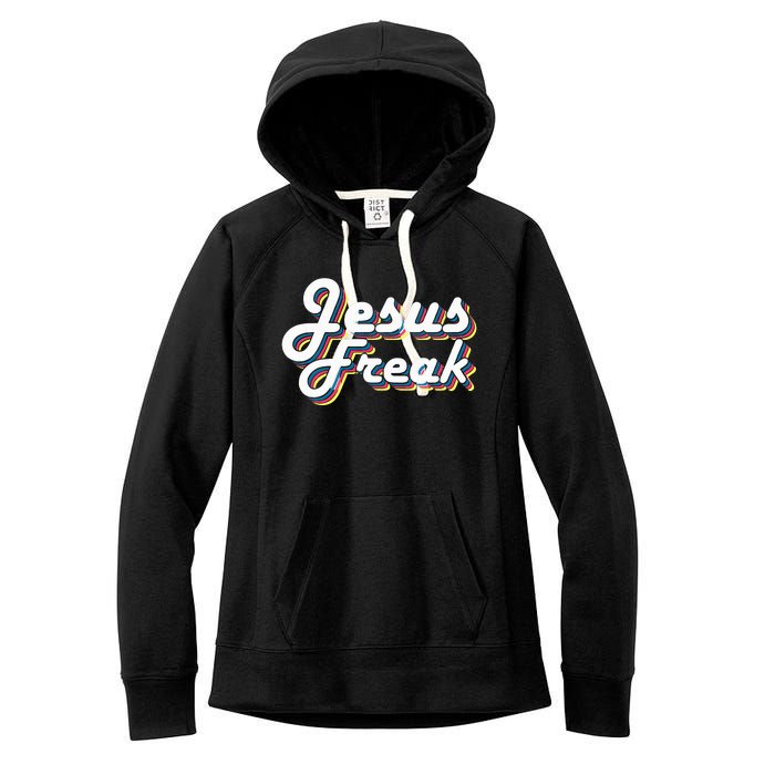 Devotional Bible Scripture Jesus Freak Christian Women's Fleece Hoodie