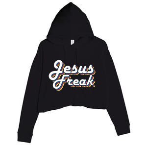 Devotional Bible Scripture Jesus Freak Christian Crop Fleece Hoodie