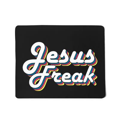 Devotional Bible Scripture Jesus Freak Christian Mousepad