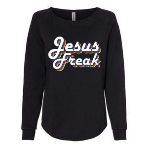 Devotional Bible Scripture Jesus Freak Christian Womens California Wash Sweatshirt