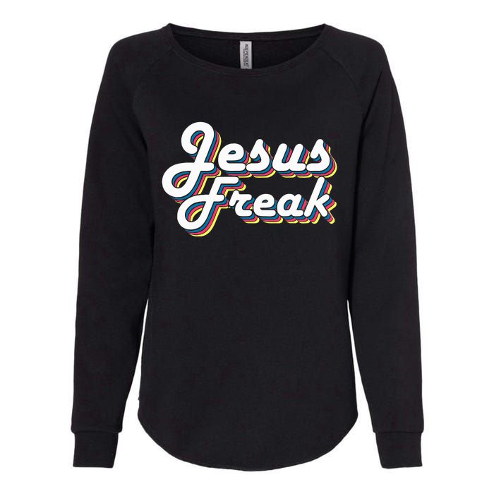 Devotional Bible Scripture Jesus Freak Christian Womens California Wash Sweatshirt