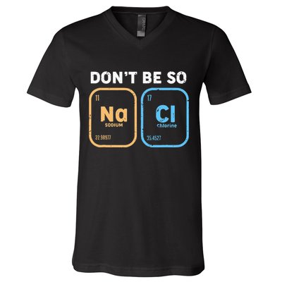 Dont Be So Salty Funny Chemistry V-Neck T-Shirt