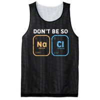 Dont Be So Salty Funny Chemistry Mesh Reversible Basketball Jersey Tank