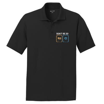 Dont Be So Salty Funny Chemistry PosiCharge RacerMesh Polo