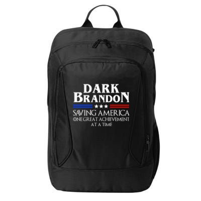 Dark Brandon Saving America Political Gift City Backpack