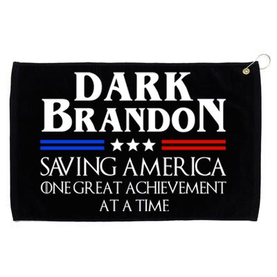 Dark Brandon Saving America Political Gift Grommeted Golf Towel