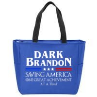 Dark Brandon Saving America Political Gift Zip Tote Bag