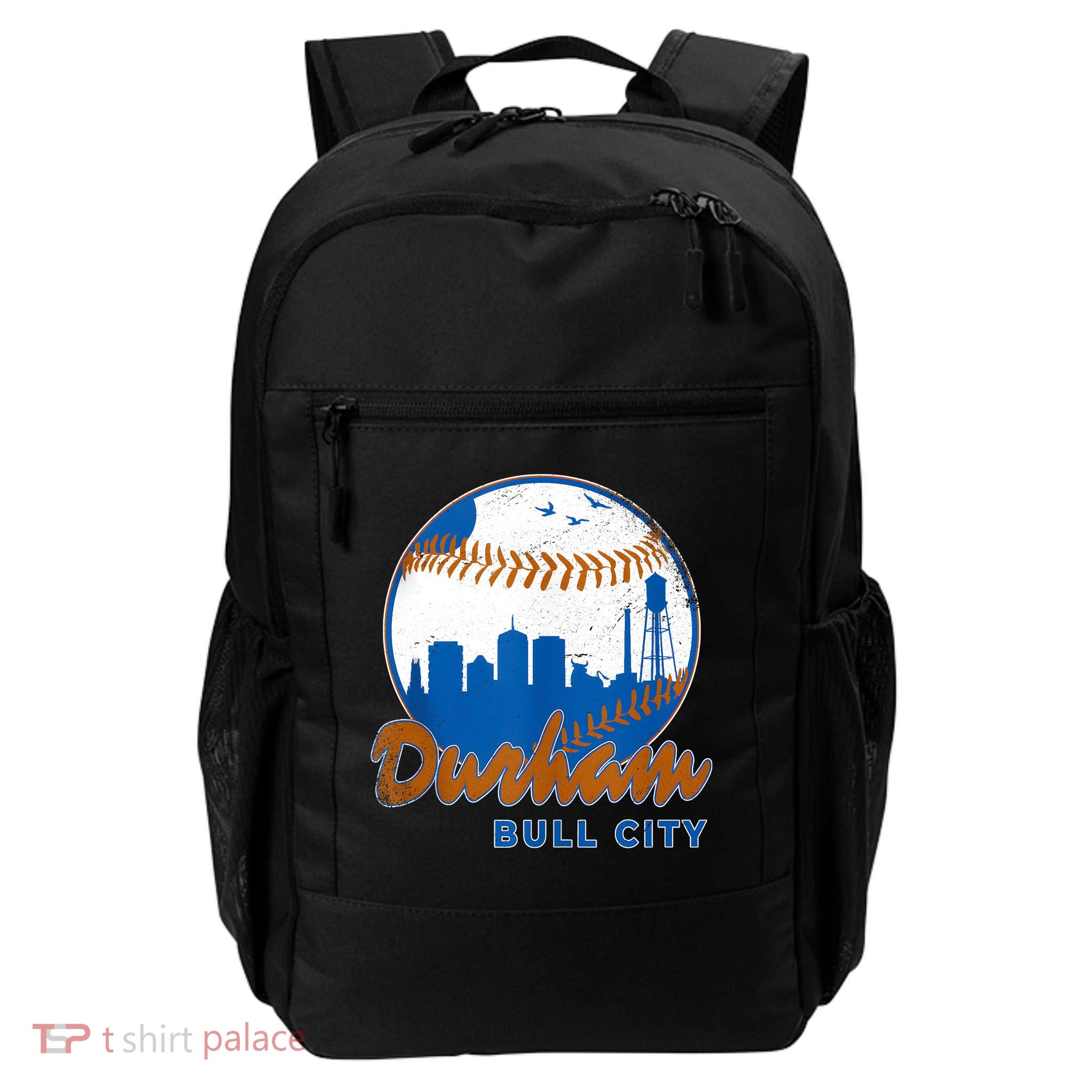 Durham Baseball Skyline Classic Bull City North Carolina Backpack