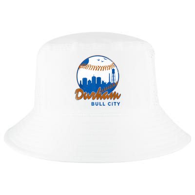 Durham Baseball Skyline Classic Bull City North Carolina Cool Comfort Performance Bucket Hat
