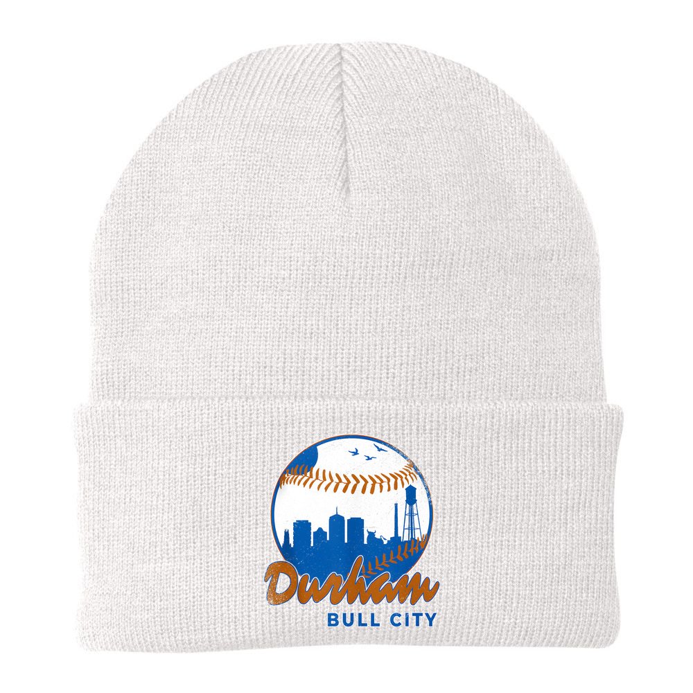 Durham Baseball Skyline Classic Bull City North Carolina Beanie