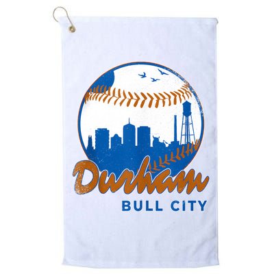 Durham Baseball Skyline Classic Bull City North Carolina Golf Towel