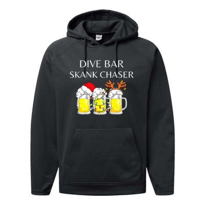 dive bar skank chaser Performance Fleece Hoodie