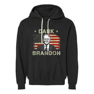 Dark Brandon Saving America Political FunnyJoe Biden Garment-Dyed Fleece Hoodie