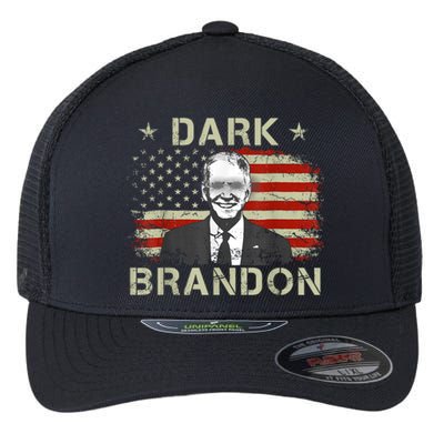 Dark Brandon Saving America Political FunnyJoe Biden Flexfit Unipanel Trucker Cap