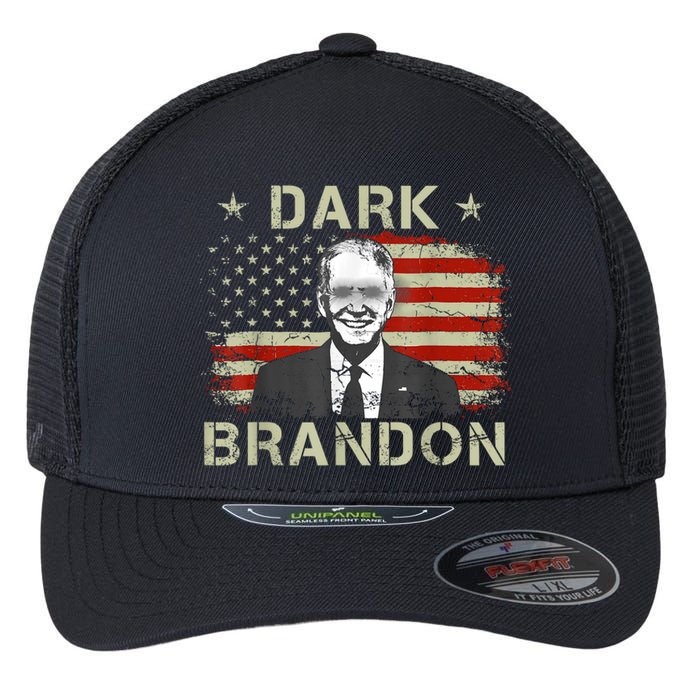 Dark Brandon Saving America Political FunnyJoe Biden Flexfit Unipanel Trucker Cap