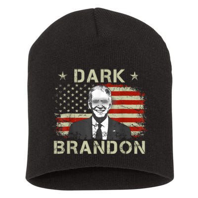 Dark Brandon Saving America Political FunnyJoe Biden Short Acrylic Beanie