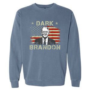 Dark Brandon Saving America Political FunnyJoe Biden Garment-Dyed Sweatshirt