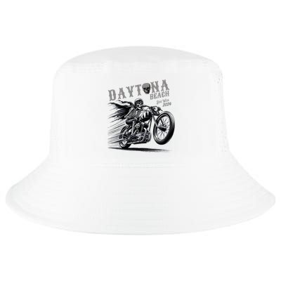 Daytona Beach Skeleton Rider Motorcycle Bike Week Cool Comfort Performance Bucket Hat