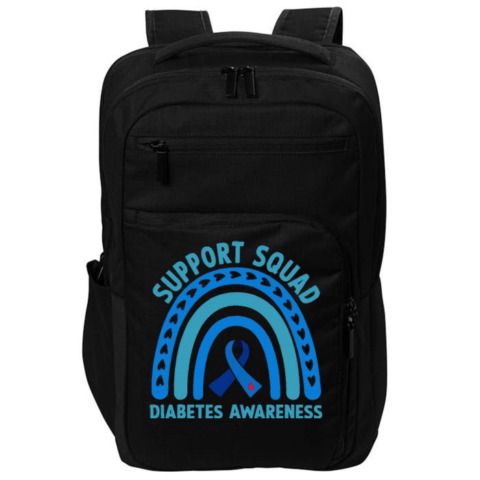 Diabetes Blue Support Squad Diabetes Awareness Impact Tech Backpack