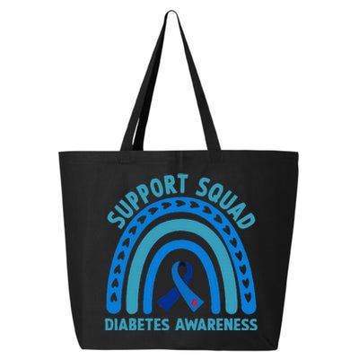 Diabetes Blue Support Squad Diabetes Awareness 25L Jumbo Tote