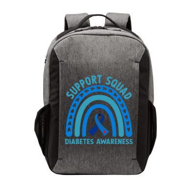 Diabetes Blue Support Squad Diabetes Awareness Vector Backpack