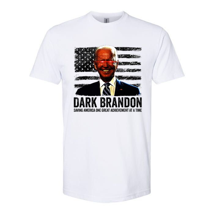 Dark Brandon Saving America Political USA Flag Softstyle® CVC T-Shirt