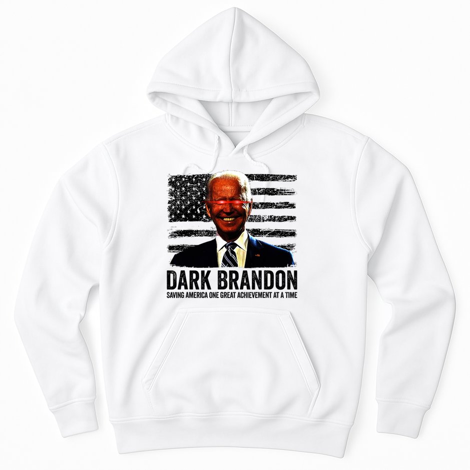 Dark Brandon Saving America Political USA Flag Hoodie