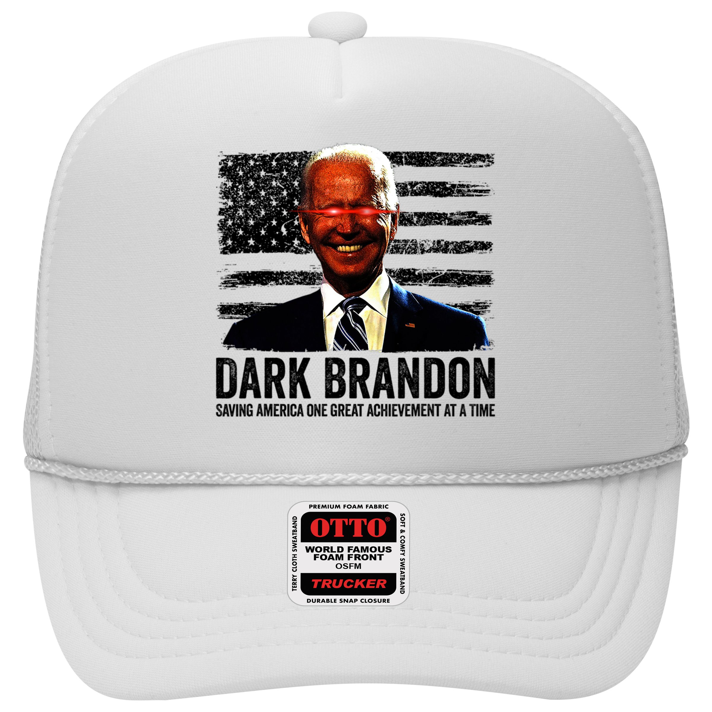 Dark Brandon Saving America Political USA Flag Hat