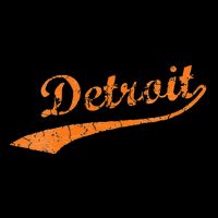 Detroit Baseball Style Cracked Lettering City Pride Visor