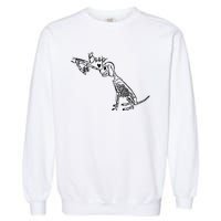 Dog Boop Skeleton Halloween Spooky Season Garment-Dyed Sweatshirt